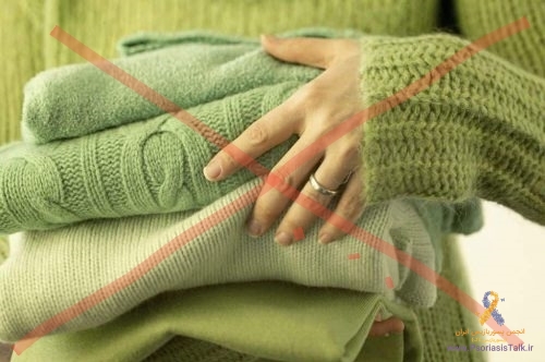 بیماران مبتلا به التهاب پوستی لباس پشمی نپوشند 